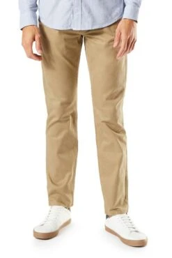 Pantalon DOCKERS ALPHA Khaki Beige -Hommes Mode Vêtements Magasin dockers 11456 1 2