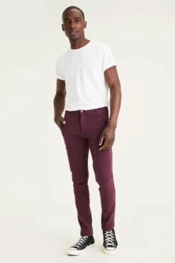 Pantalon DOCKERS ALPHA SKINNY SMART 360 FLEX Winetasting 8 Pantalon DOCKERS ALPHA SKINNY SMART 360 FLEX Winetasting -Hommes Mode Vêtements Magasin dockers 55775 00 35 1
