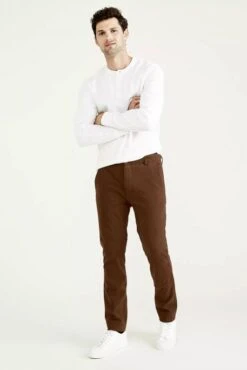 Pantalon DOCKERS ALPHA CHINO 360 FLEX Emperador -Hommes Mode Vêtements Magasin dockers 55775 00 42 1