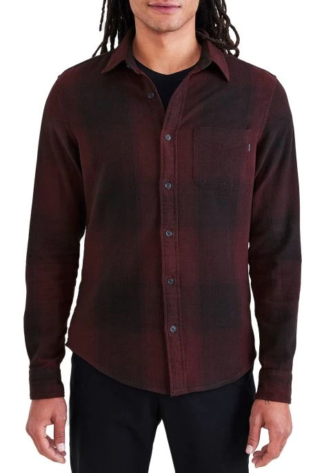 Chemise DOCKERS® ICON BUTTON Chromatic Black Bean 3 Chemise DOCKERS® ICON BUTTON Chromatic Black Bean