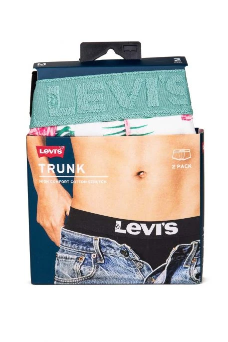 Boxer LEVIS TRUNK Flamingo Ecru (pack X2) 3 Boxer LEVIS TRUNK Flamingo Ecru (pack X2)