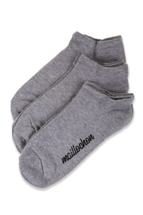 Le Pack Chaussettes MAILLOCHON INVISIBLE Gris (X3) 5 Le Pack Chaussettes MAILLOCHON INVISIBLE Gris (X3) – Image 3