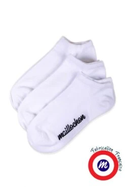 Le Pack Chaussettes MAILLOCHON INVISIBLE Blanc (X3)