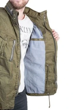 Blouson SCHOTT SQUAD Kaki -Hommes Mode Vêtements Magasin fi3a2344