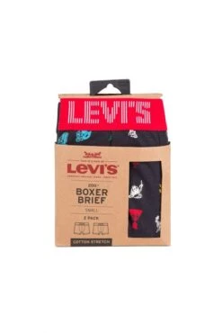 Boxer LEVIS BRIEFS Caviar (pack X2)