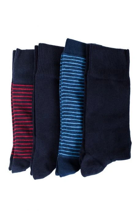 Levis Chaussettes LEVI'S® 168SF Navy Red ( Gift X4 ) 3 Levis Chaussettes LEVI'S® 168SF Navy Red ( Gift X4 )