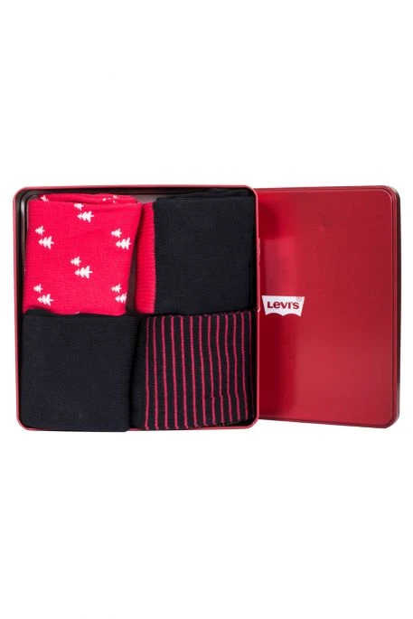 Levis Chaussettes LEVI'S® 168SF Red ( Gift X4 ) 3 Levis Chaussettes LEVI'S® 168SF Red ( Gift X4 )
