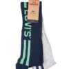 Chaussettes LEVIS® 168SF 2 PACK Navy/ Grey -Hommes Mode Vêtements Magasin fi3a3976