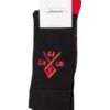 Chaussettes BROUSSAUD REG (pack X2) Noir Logo Rouge -Hommes Mode Vêtements Magasin fi3a3982