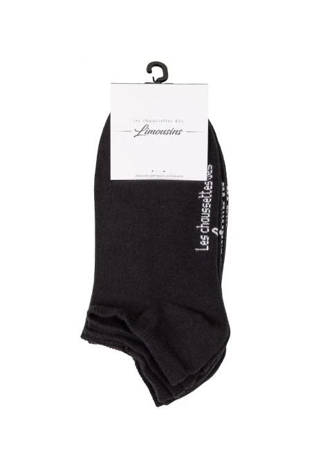 Chaussettes BROUSSAUD LOW (pack X3) Noir 3 Chaussettes BROUSSAUD LOW (pack X3) Noir