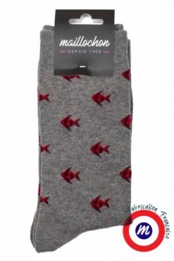 Le Pack Chaussettes MAILLOCHON POISSON Gris Chiné (X2)