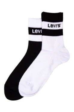 Levis Le Pack Chaussettes LEVI'S® MID Black/White (X2)