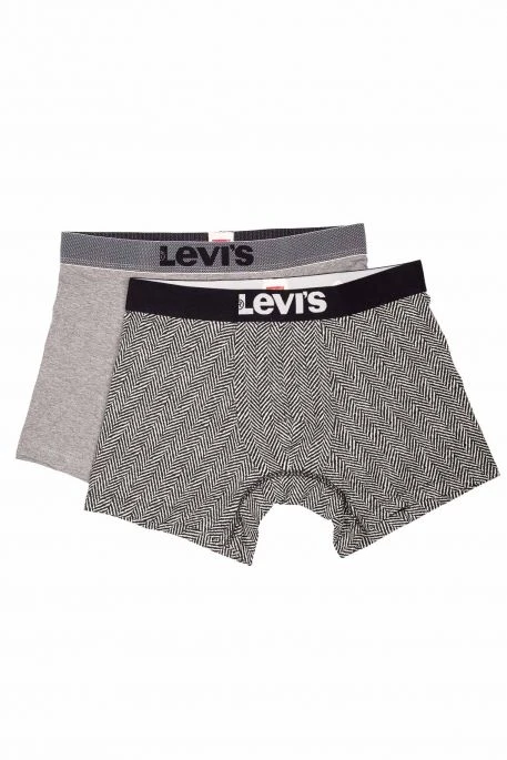 Boxer LEVIS BRIEFS Black/Grey (pack X2) 3 Boxer LEVIS BRIEFS Black/Grey (pack X2)