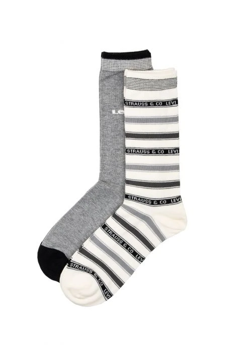 Le Pack Chaussettes LEVIS REG Grey/Anthracite (X2) 3 Le Pack Chaussettes LEVIS REG Grey/Anthracite (X2)