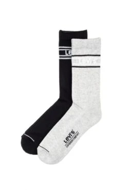 Le Pack Chaussettes LEVIS REG Mid Grey/Black (X2)