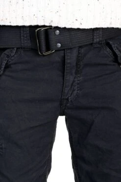 Pantalon SCHOTT CARGO BATTLE PKR Black -Hommes Mode Vêtements Magasin ima101013 69