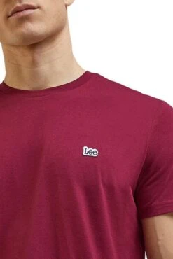 Tee Shirt LEE PATCH LOGO Bordeaux