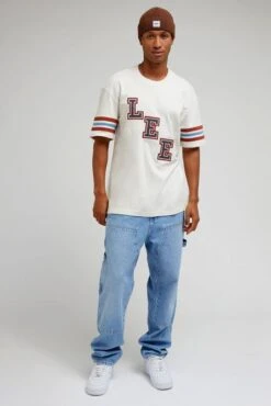 T-shirt LEE GRAPHIC Ecru 8 T-shirt LEE GRAPHIC Ecru -Hommes Mode Vêtements Magasin lee 112342485 3