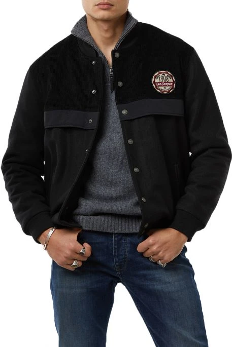 Veste LEE COOPER FRELON Pure Noir 5 Veste LEE COOPER FRELON Pure Noir – Image 3