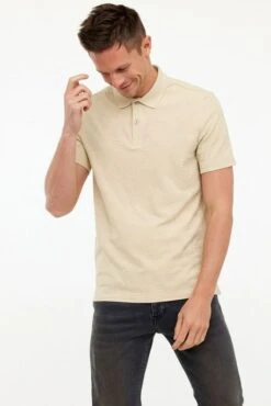 Polo LEE COOPER BOPA Cream 7 Polo LEE COOPER BOPA Cream -Hommes Mode Vêtements Magasin lee cooper 24388 3
