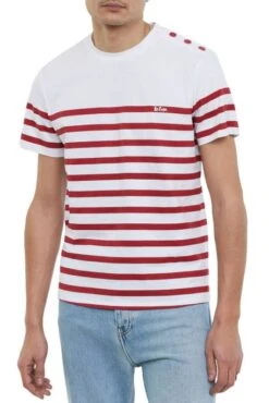 Tee Shirt LEE COOPER ANCRE Berry -Hommes Mode Vêtements Magasin lee cooper 24922 1