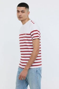 Tee Shirt LEE COOPER ANCRE Berry -Hommes Mode Vêtements Magasin lee cooper 24922 2