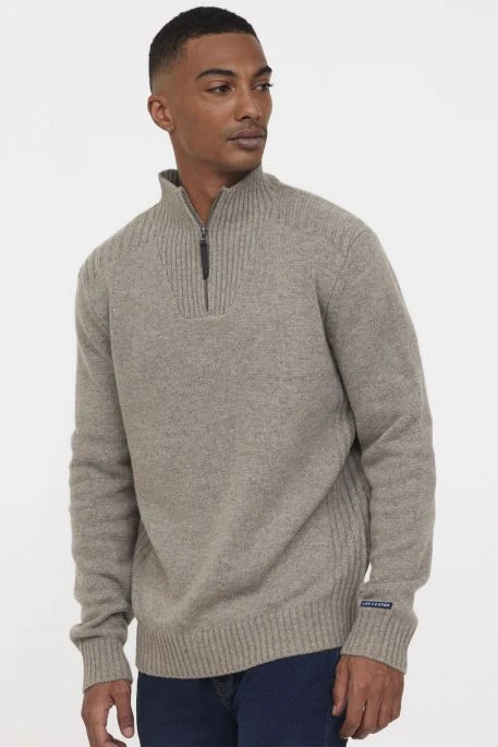 Pull LEE COOPER CHAR Taupe 4 Pull LEE COOPER CHAR Taupe – Image 2