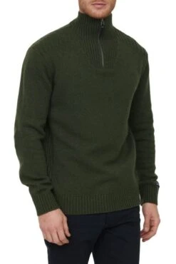 Pull LEE COOPER CHAR Kaki Sauge 7 Pull LEE COOPER CHAR Kaki Sauge -Hommes Mode Vêtements Magasin lee cooper 25803 1