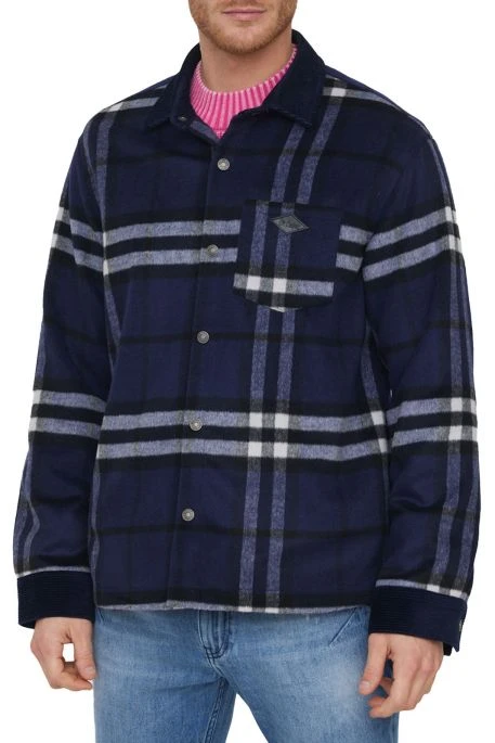 Surchemise LEE COOPER DALVINE Navy 4 Surchemise LEE COOPER DALVINE Navy – Image 2