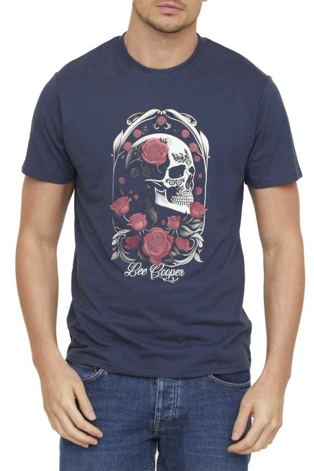 Tee Shirt LEE COOPER AMUERTO Navy 4 Tee Shirt LEE COOPER AMUERTO Navy – Image 2