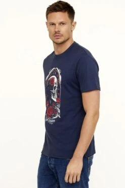 Tee Shirt LEE COOPER AMUERTO Navy 9 Tee Shirt LEE COOPER AMUERTO Navy -Hommes Mode Vêtements Magasin lee cooper amuerto s565 navy 2