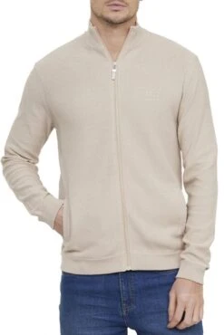 Gilet LEE COOPER COUZIKO Argile -Hommes Mode Vêtements Magasin lee cooper coukizo s474 argile 2