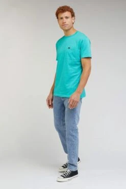 Tee-shirt LEE ULTIMATE POCKET Dusty Jade -Hommes Mode Vêtements Magasin lee l66jwt41 1