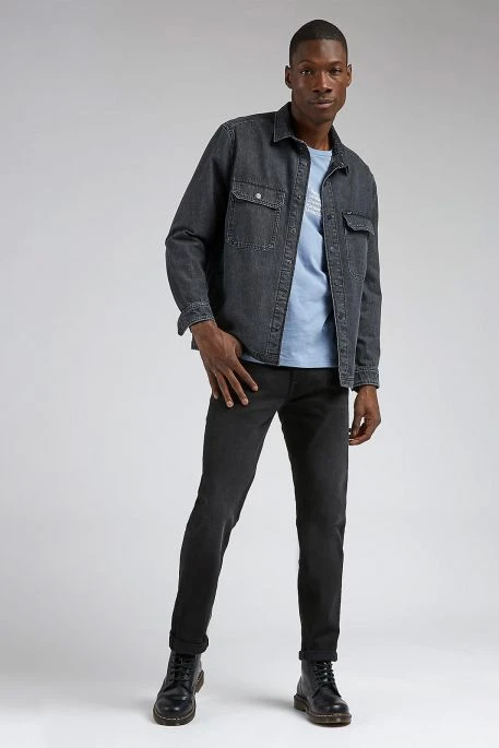 Jean LEE DAREN ZIP FLY Pitch Black 4 Jean LEE DAREN ZIP FLY Pitch Black – Image 2