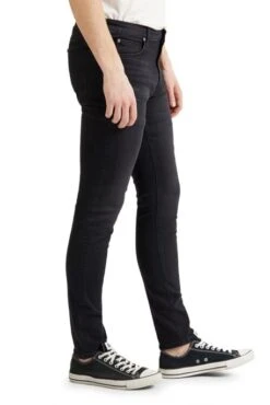 Hommes Mode Vêtements Magasin 30 Jean LEE MALONE Raven Black