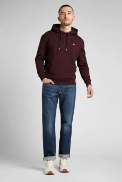 Sweat LEE HOODIE Bordeaux 10 Sweat LEE HOODIE Bordeaux -Hommes Mode Vêtements Magasin lee l80y ry 74 1
