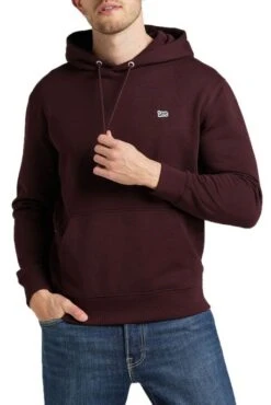 Sweat LEE HOODIE Bordeaux