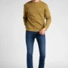 Sweat LEE PLAIN CREW Moutarde 1 Sweat LEE PLAIN CREW Moutarde -Hommes Mode Vêtements Magasin lee l81i ry 85 1