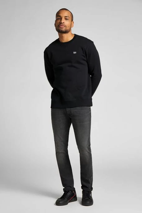 Sweat LEE PLAIN CREW Black 7 Sweat LEE PLAIN CREW Black – Image 5