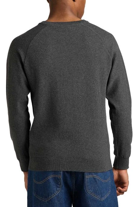 Pull LEE RAGLAN Dark Grey 4 Pull LEE RAGLAN Dark Grey – Image 2