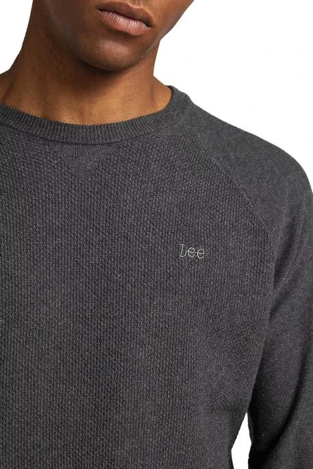 Pull LEE RAGLAN Dark Grey 5 Pull LEE RAGLAN Dark Grey – Image 3