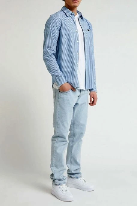 Chemise LEE BUTTON DOWN Anthem Blue 6 Chemise LEE BUTTON DOWN Anthem Blue – Image 4