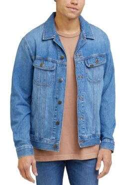 Veste En Jean LEE RIDER Blue Bird Mid Worn 8 Veste En Jean LEE RIDER Blue Bird Mid Worn -Hommes Mode Vêtements Magasin lee l89zhvb69 1
