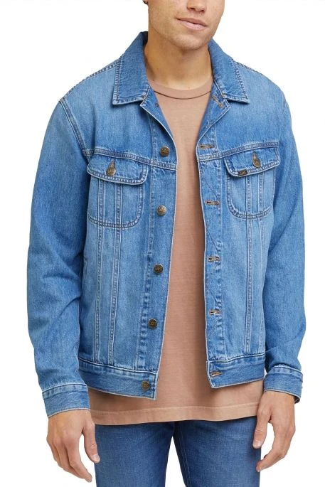 Veste En Jean LEE RIDER Blue Bird Mid Worn 5 Veste En Jean LEE RIDER Blue Bird Mid Worn – Image 3