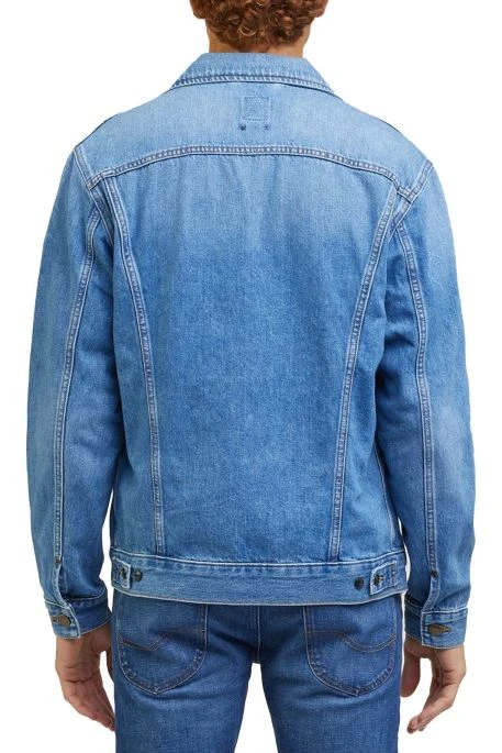 Veste En Jean LEE RIDER Blue Bird Mid Worn 3 Veste En Jean LEE RIDER Blue Bird Mid Worn