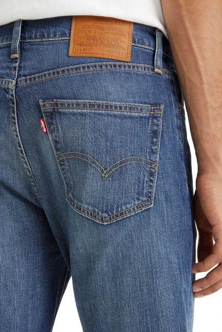Levis Jean LEVI'S® 511™ SLIM Medium Indigo Worn In 7 Levis Jean LEVI'S® 511™ SLIM Medium Indigo Worn In – Image 5