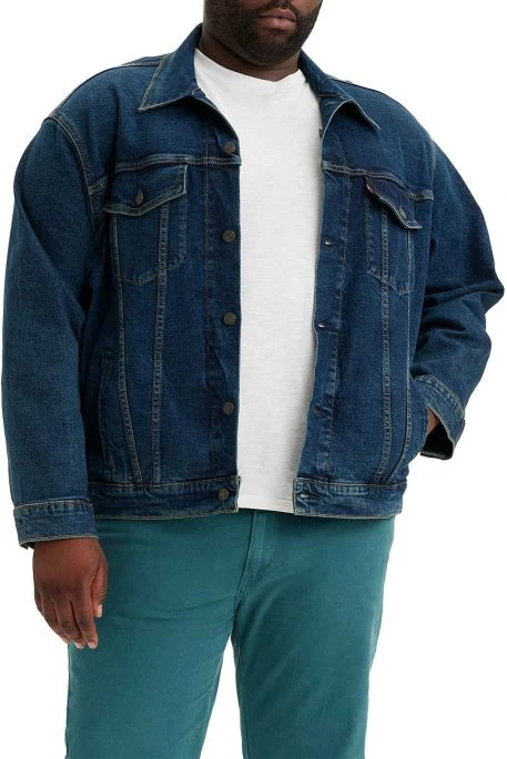 Levis Blouson En Jean LEVI'S® TRUCKER Dark Indigo 4 Levis Blouson En Jean LEVI'S® TRUCKER Dark Indigo – Image 2