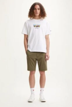 Levis Short LEVI'S® XX CHINO TAPER Bunker Olive Leather -Hommes Mode Vêtements Magasin levis 17202 00 04 1