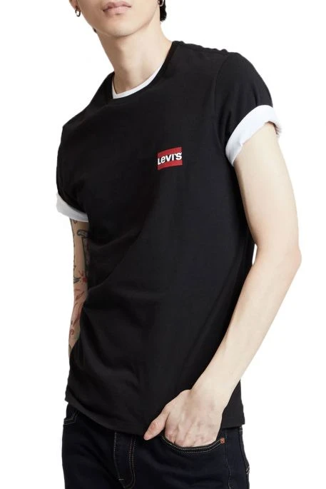 Tee-shirt LEVIS PACK X2 White/ Mineral Black 6 Tee-shirt LEVIS PACK X2 White/ Mineral Black – Image 4