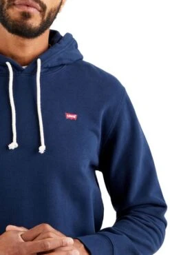 Levis Sweat LEVI'S® NEW ORIGINAL HOODIE Dress Blues 8 Levis Sweat LEVI'S® NEW ORIGINAL HOODIE Dress Blues -Hommes Mode Vêtements Magasin levis 34581 00 09 4